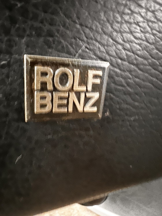 Image 1 of Rolf Benz relax chair 5800 black leather