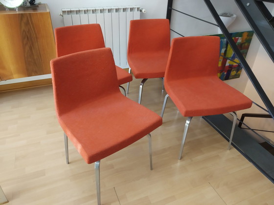 Image 1 of 4x Mauro Lippariniro Lipparini Hella Chairs