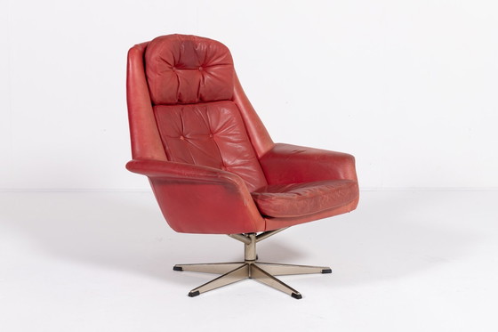 Image 1 of 1970'S Vintage Danish Design Lounge Chair From Bramin By Henry W. Klein 