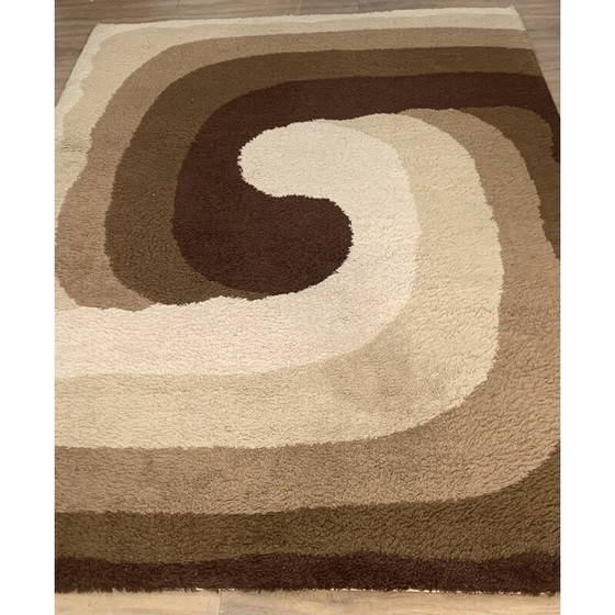 Image 1 of Woolen "summertime" vintage carpet by Louis de Poortere, Belgium 1970