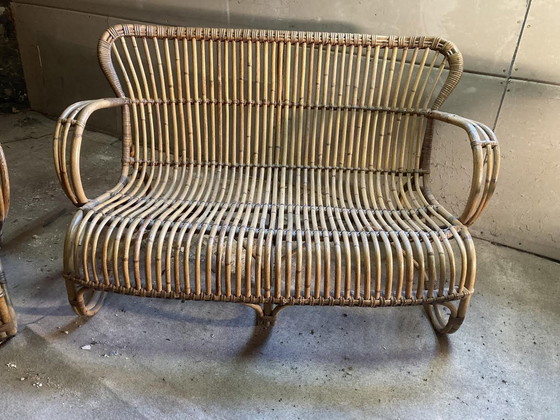 Image 1 of Rattan Set