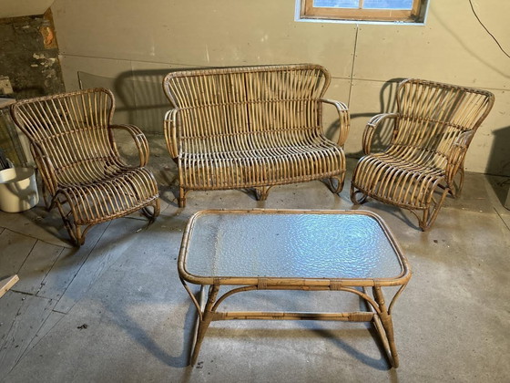 Image 1 of Rattan Set