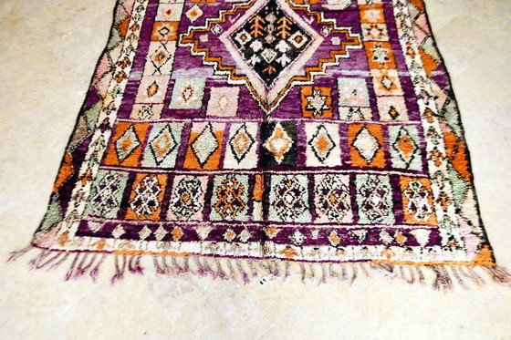 Image 1 of Tappeto Boujaad marocchino vintage 380 x 160 cm