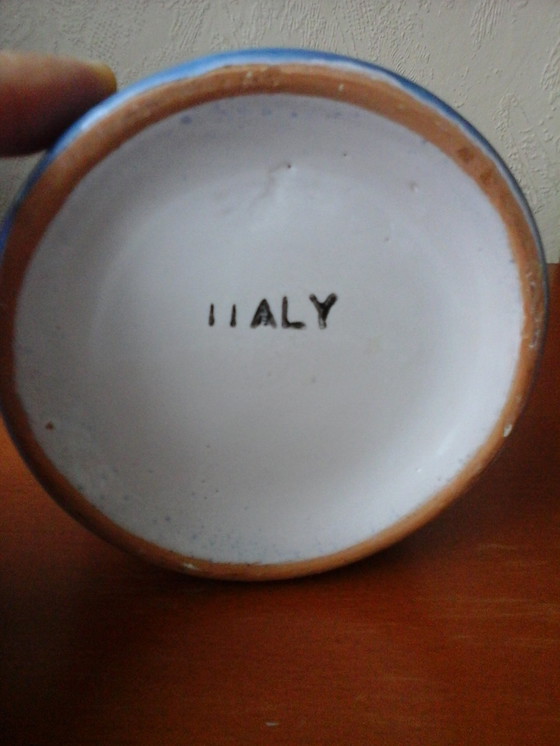 Image 1 of Jarrón decorativo de cerámica italiana/Baldelli, años 60/70 (17 cm)