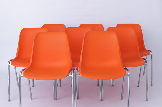 Image 1 of 6 Chaises empilables Vintage 1970, Allemagne