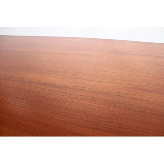 Image 1 of Vintage teak and oak coffee table by Hans J. Wegner for Andreas Tuck, 1960
