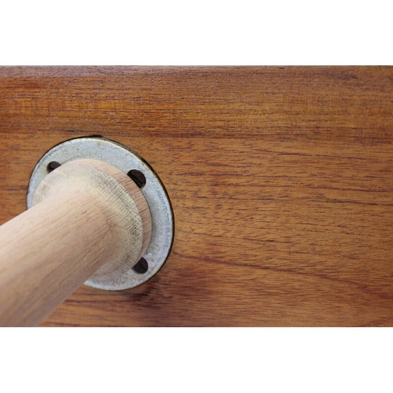 Image 1 of Vintage teak and oak coffee table by Hans J. Wegner for Andreas Tuck, 1960