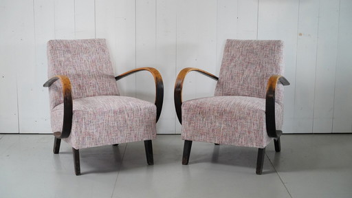 2X Jindřich Halabala Armchair