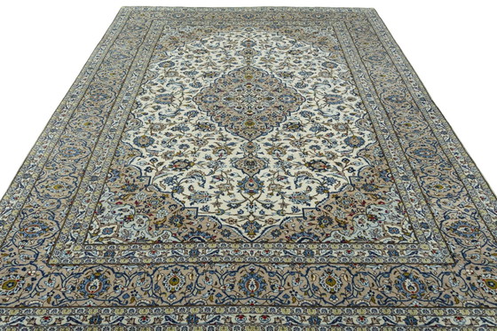 Image 1 of Hand-knotted Kashan cork oriental rug - 350 X 252 Cm