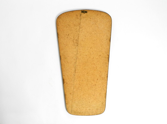 Image 1 of Beautiful Mid Century Modern Mosaic Wall Mirror With Heavy Brass Frame By Münchner Zierspiegel