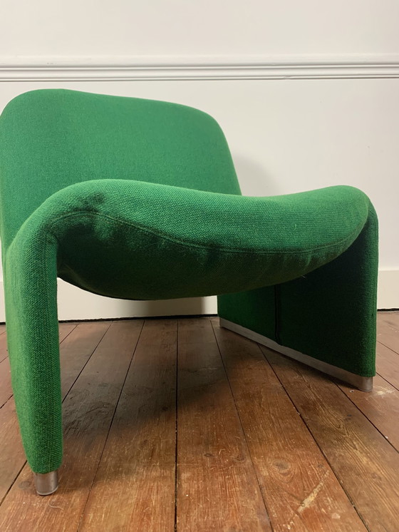 Image 1 of Alky Armchair By G. Piretti – Emerald Green, 1970S