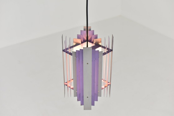 Image 1 of Elegant pendant designed by Thue Christensen for Nordisk Solar, Denmark 1960s. 