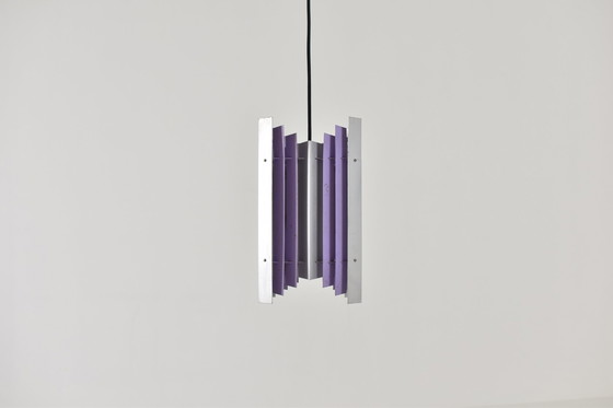 Image 1 of Elegant pendant designed by Thue Christensen for Nordisk Solar, Denmark 1960s. 