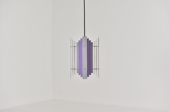 Image 1 of Elegant pendant designed by Thue Christensen for Nordisk Solar, Denmark 1960s. 