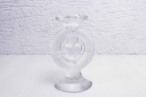 Image 1 of Glass candlestick designed by Staffan Gellerstedt for the Swedish manufacturer Pukeberg