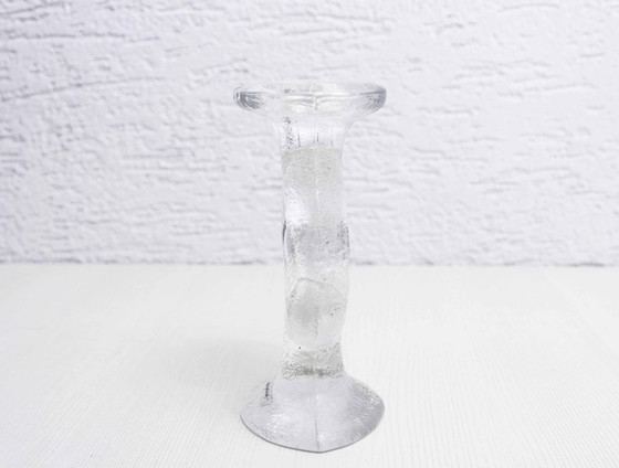 Image 1 of Glass candlestick designed by Staffan Gellerstedt for the Swedish manufacturer Pukeberg