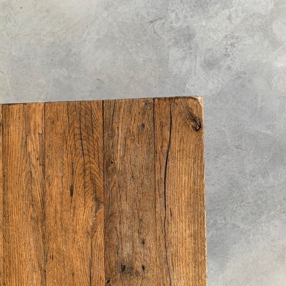 Image 1 of Tavolino da caffè vintage in rovere, Belgio, 1970