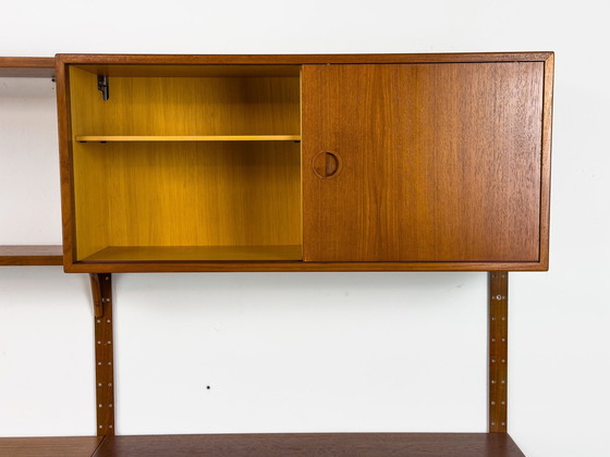 Image 1 of Danish Teak Wall Shelving Unit From Hansen & Guldborg, 1960S