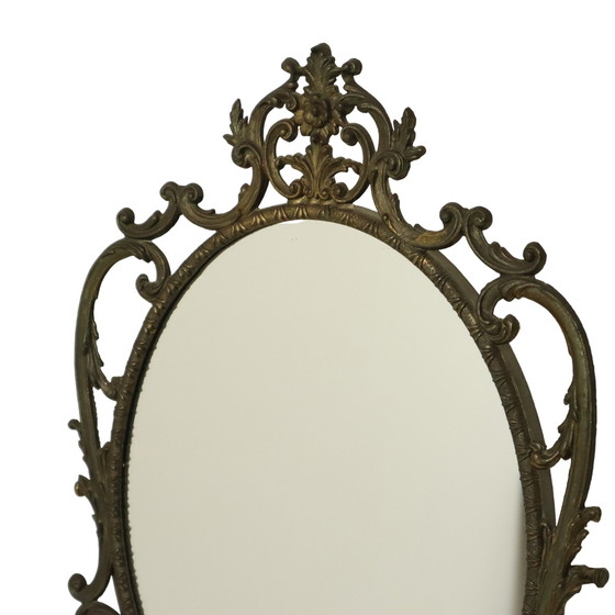 Image 1 of Italian Table Mirror Make Up Mirror