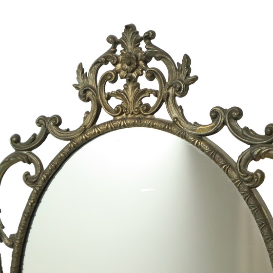 Image 1 of Italian Table Mirror Make Up Mirror