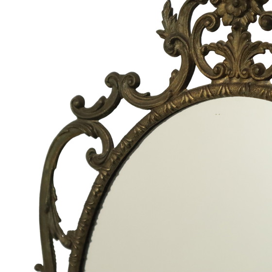 Image 1 of Italian Table Mirror Make Up Mirror