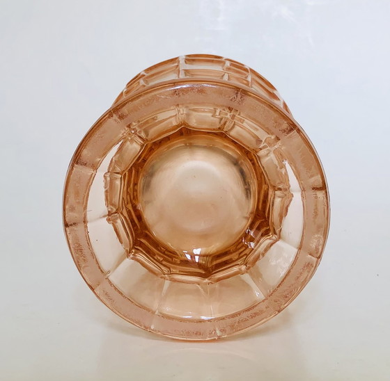 Image 1 of Art Deco vase pressed glass