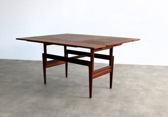 Image 1 of vintage "Elevator" coffee table and dining table in one by Kai Kristiansen