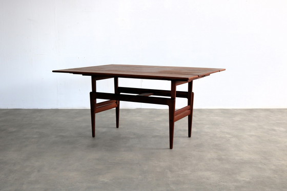 Image 1 of vintage "Elevator" coffee table and dining table in one by Kai Kristiansen