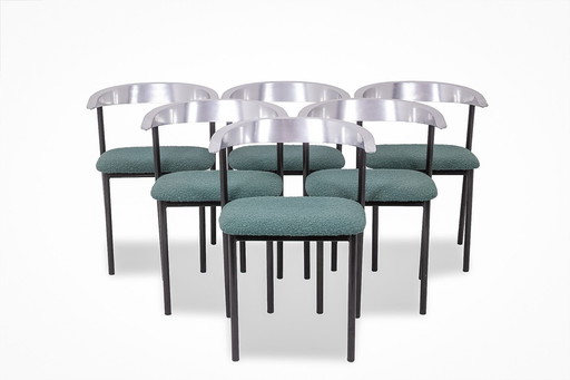 Bernal And Isern For Sellex. Series Of 6 Armchairs. Year 1988.