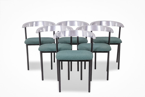 Image 1 of Bernal And Isern For Sellex. Series Of 6 Armchairs. Year 1988.