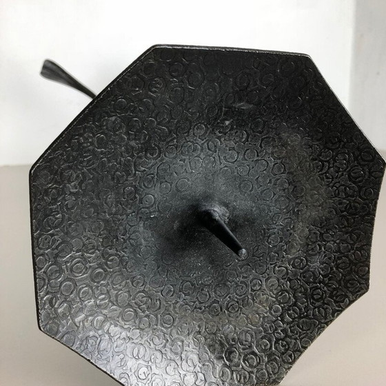 Image 1 of Vintage Brutalist metal candlestick, Austria 1960