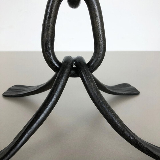 Image 1 of Vintage Brutalist metal candlestick, Austria 1960