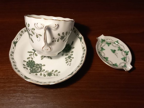 Image 1 of Herend Ashtray & Hutschenreuther Plate And Cup