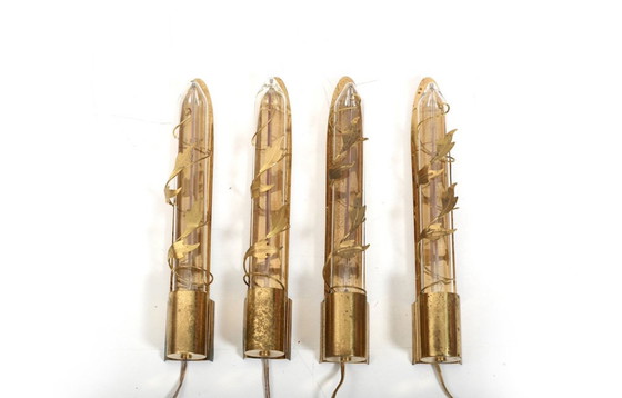 Image 1 of Danish Art Deco Wall Lamps, 1920s, Set of 4