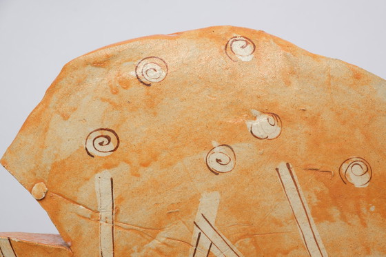 Image 1 of Ceramic Oribe-ware Chair by Suziki Goro