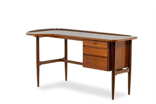 Free Form Teak Desk. 1950s.