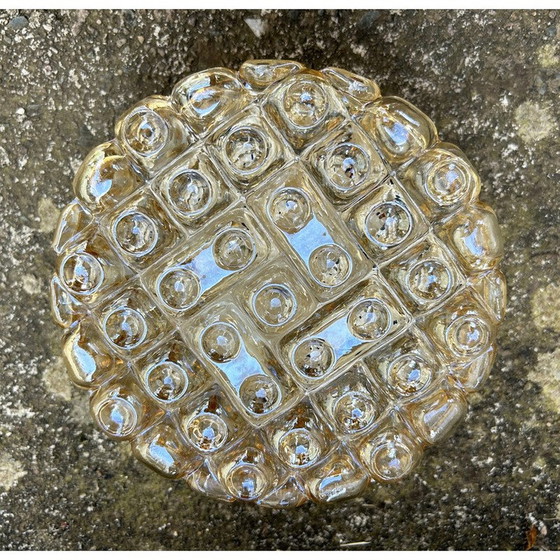 Image 1 of Vintage Space Age round glass wall lamp by Alois Gangknofner for Erco Leuchten, Germany 1960