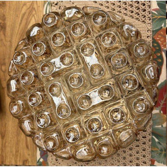 Image 1 of Vintage Space Age round glass wall lamp by Alois Gangknofner for Erco Leuchten, Germany 1960
