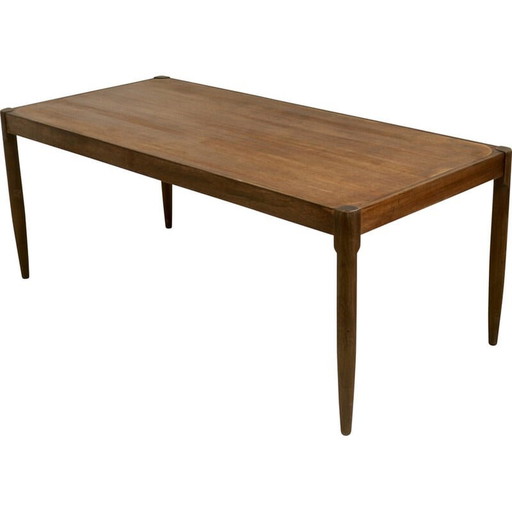 Scandinavian vintage teak coffee table, 1960