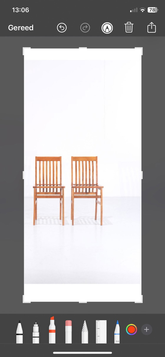 Image 1 of 2x Molteni Milano chair by Aldo Rossi