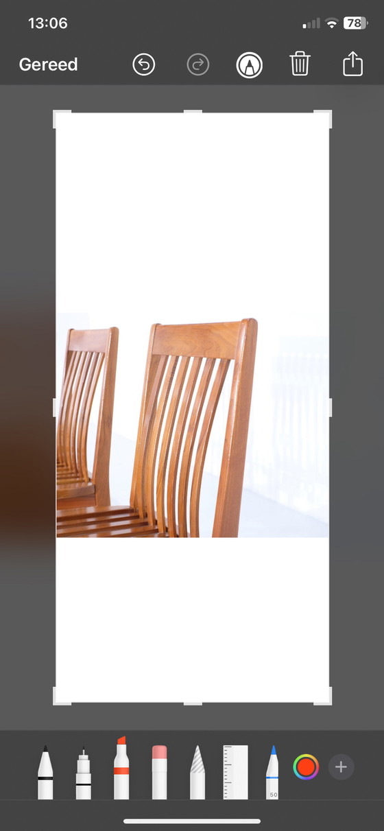 Image 1 of 2x Molteni Milano chair by Aldo Rossi