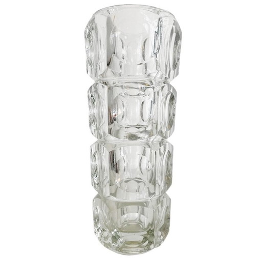 Space age glass vase František Pečený Hermanova Hut 1960's