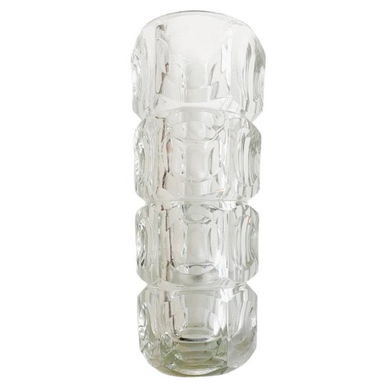 Image 1 of Space age glass vase František Pecena Hermanova Hut 1960's