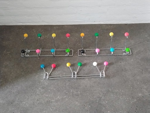 3X Pop Art Sputnik Coat Hooks