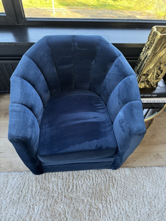 Image 1 of Eichholtz Armchair midnight blue