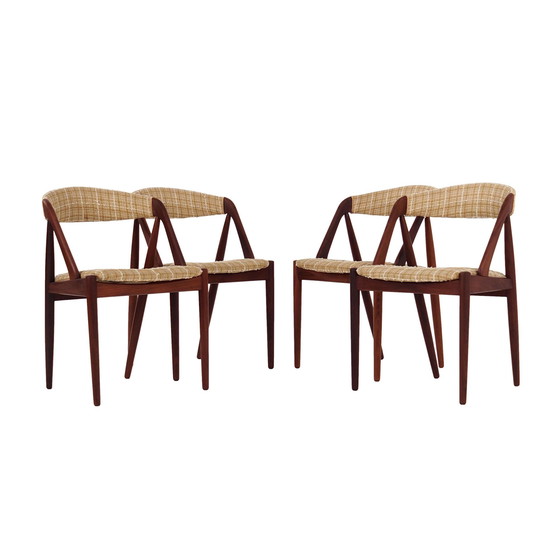 Image 1 of Set Of Four Teak Chairs, Danish Design, 1970S, Designer: Kai Kristiansen