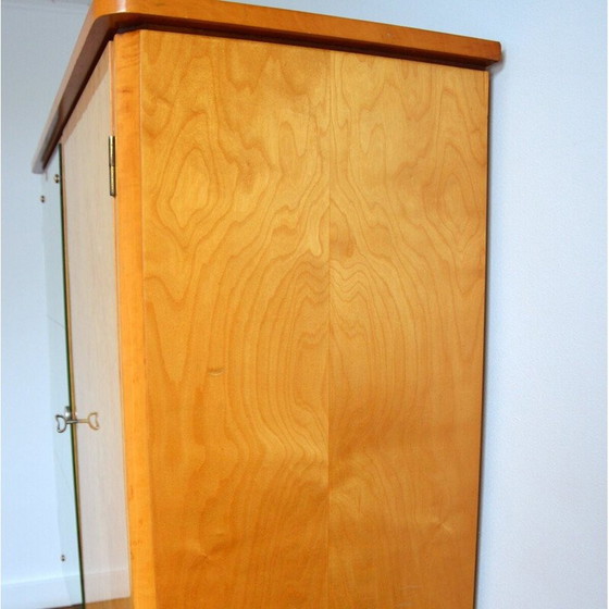 Image 1 of Vintage lacquered pear wood cabinet, 1950