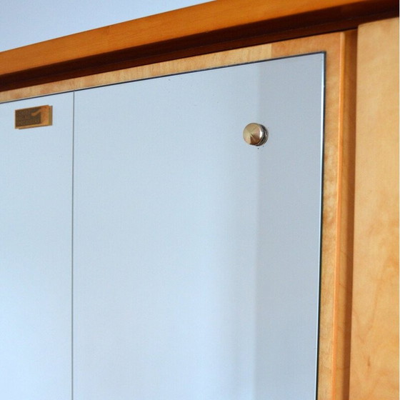 Image 1 of Vintage lacquered pear wood cabinet, 1950