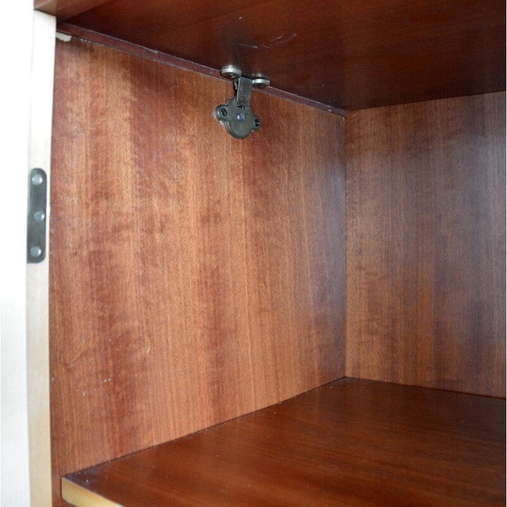 Image 1 of Vintage lacquered pear wood cabinet, 1950