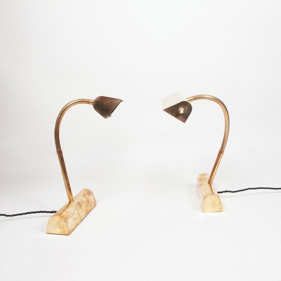 Image 1 of Pair of Danish vintage piano lamps, 1960s